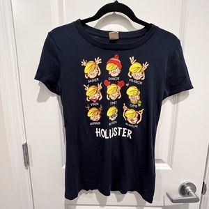 Hollister Reindeer Graphic Tee